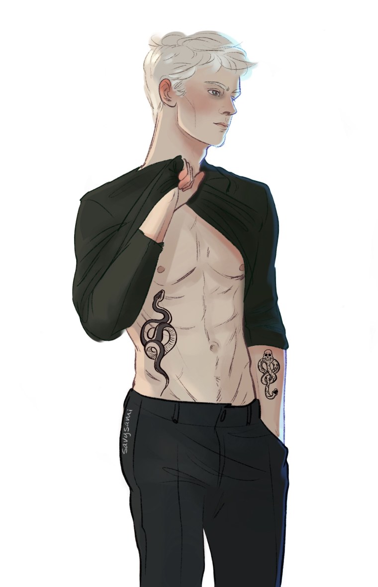 Драко Малфой аниме