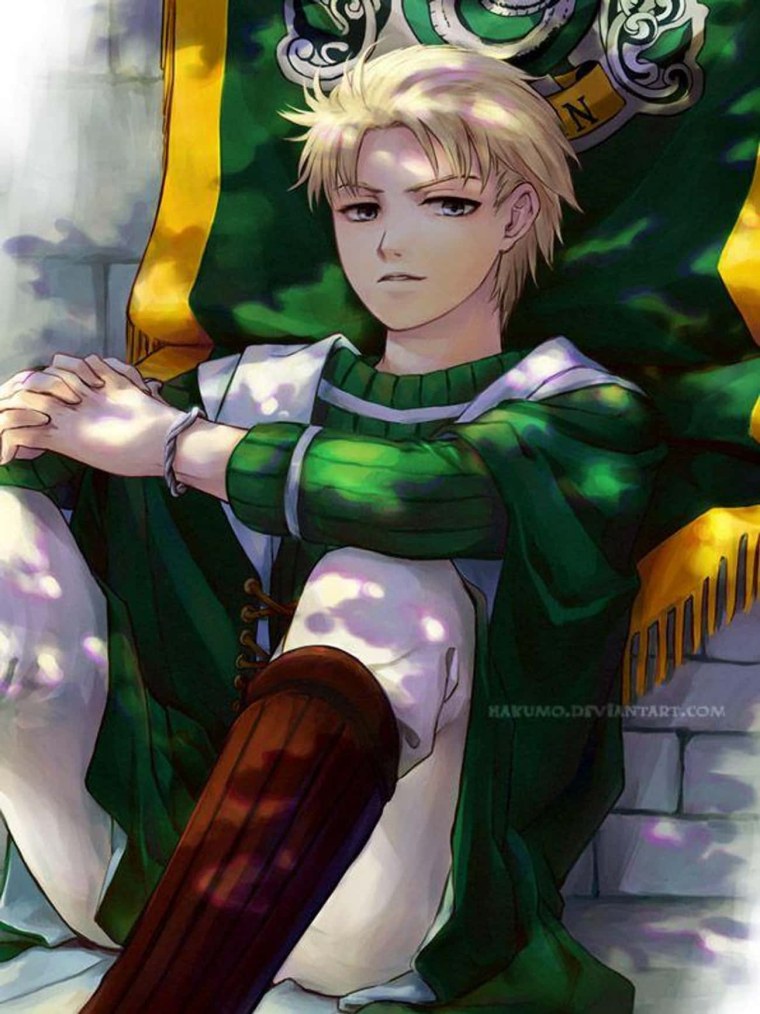 Драко Малфой арт 18 драмиона