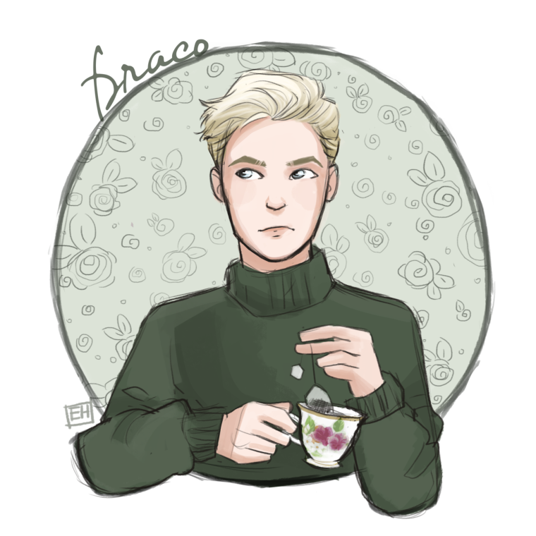 Драко Малфой рисунок