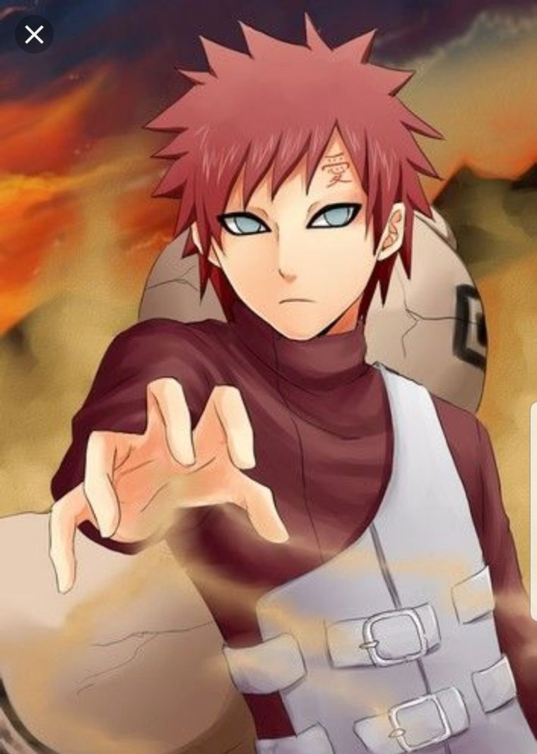 Аниме Наруто. Гаара Казекаге аниме