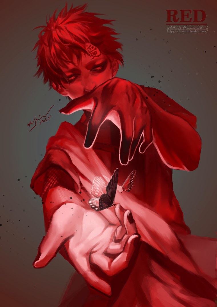 Гаара арт красный