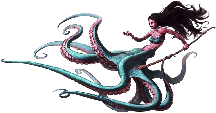 Женщина осьминог