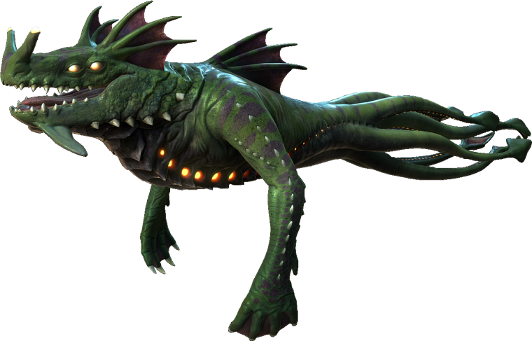 Субнаутика Левиафан дракон