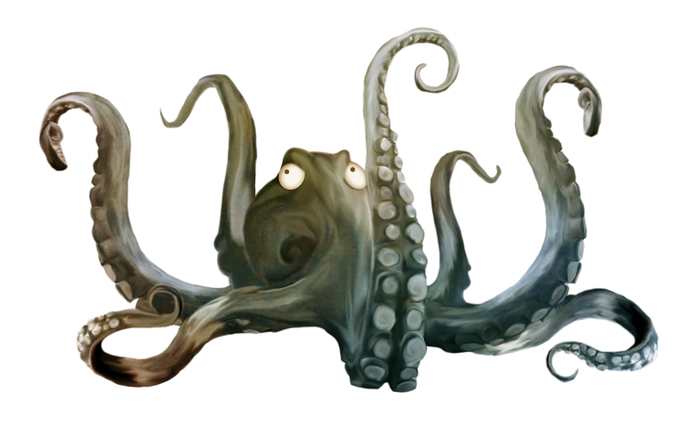 Клипарт чудище Морское