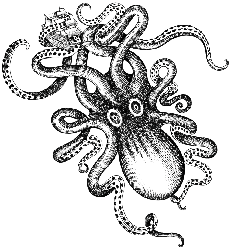 Осьминог Кракен осьминог