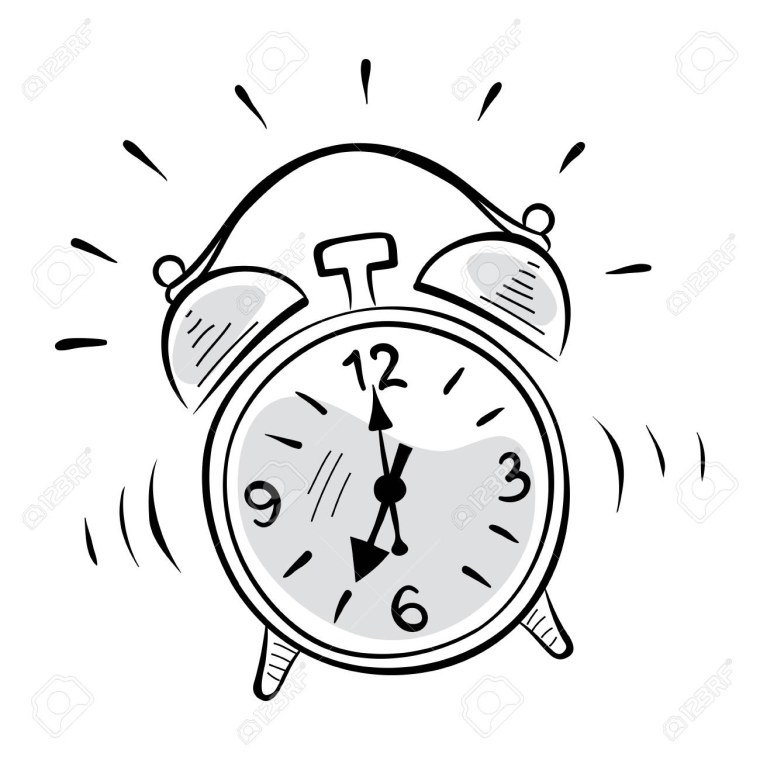 Схематичный будильник