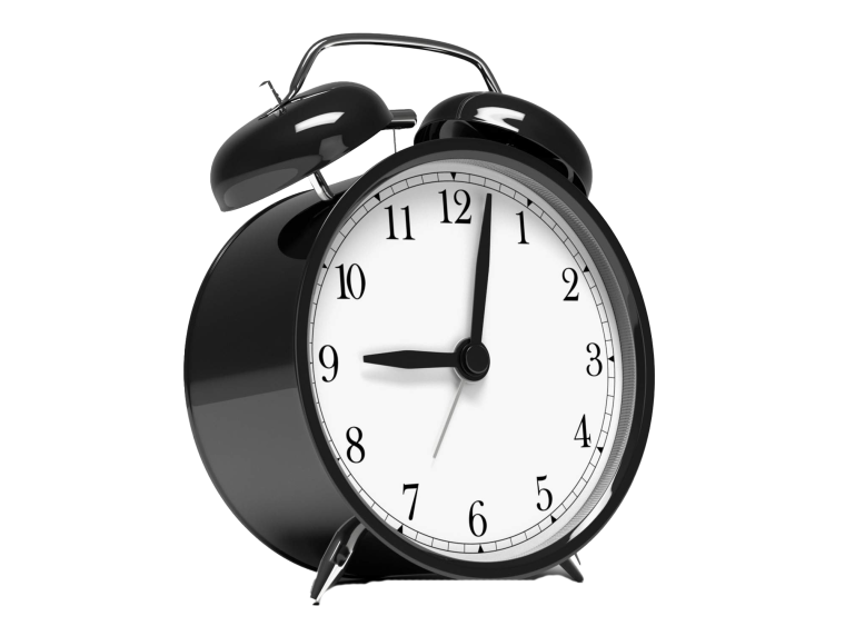 Символ будильник без фона