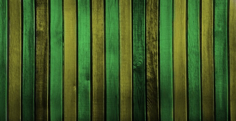 Зелёная деревянная доска