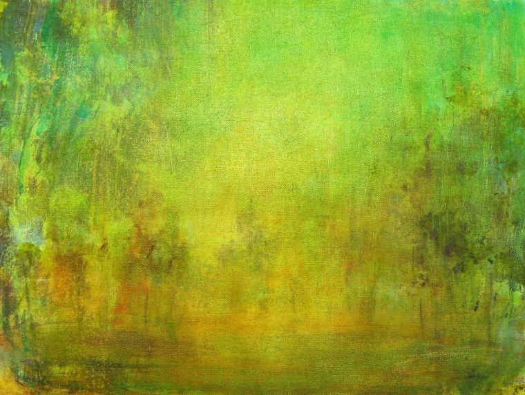 Зеленый фон акварель