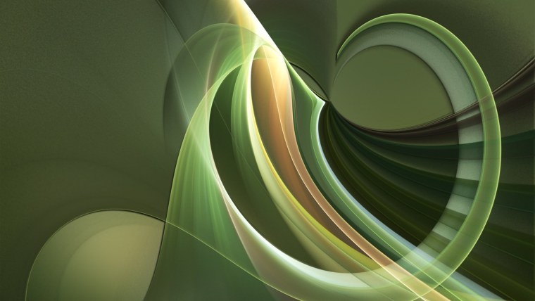 Абстракция в зеленых тонах