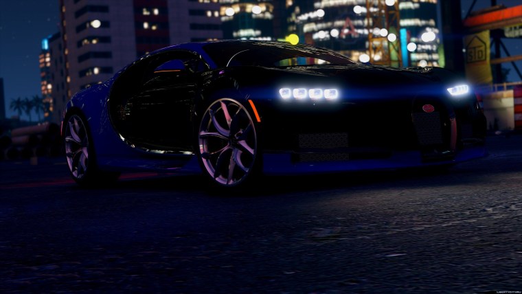 Бугатти ЧИРОН неон