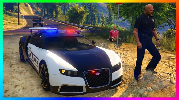 Бугатти Вейрон Полицейская ГТА 5