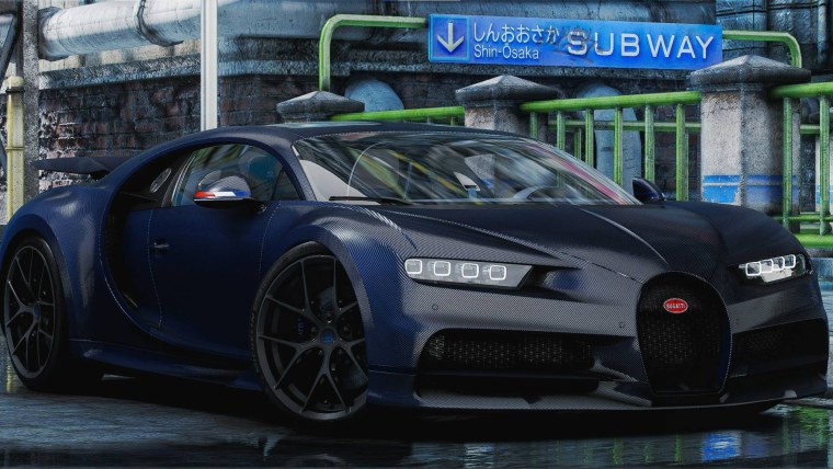 Винил на Бугатти ЧИРОН