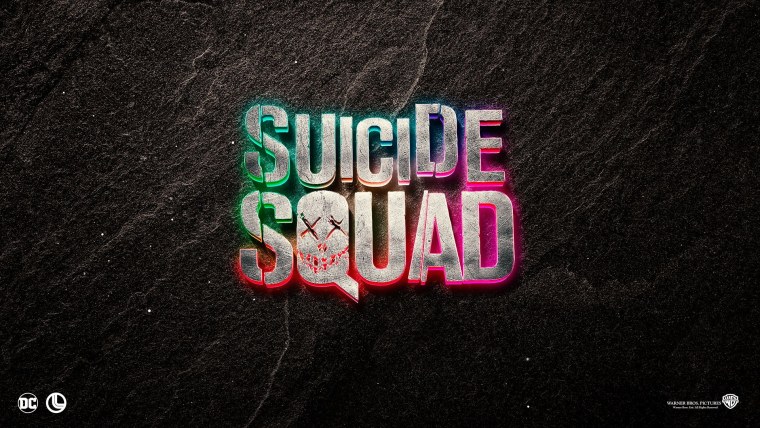 Отряд самоубийц надпись