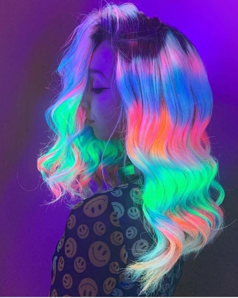 Разноцветные волосы