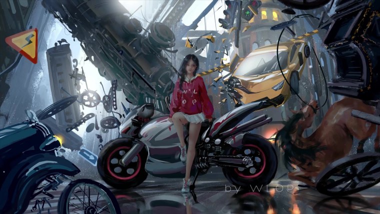 Cyberpunk 2077 Samurai неон