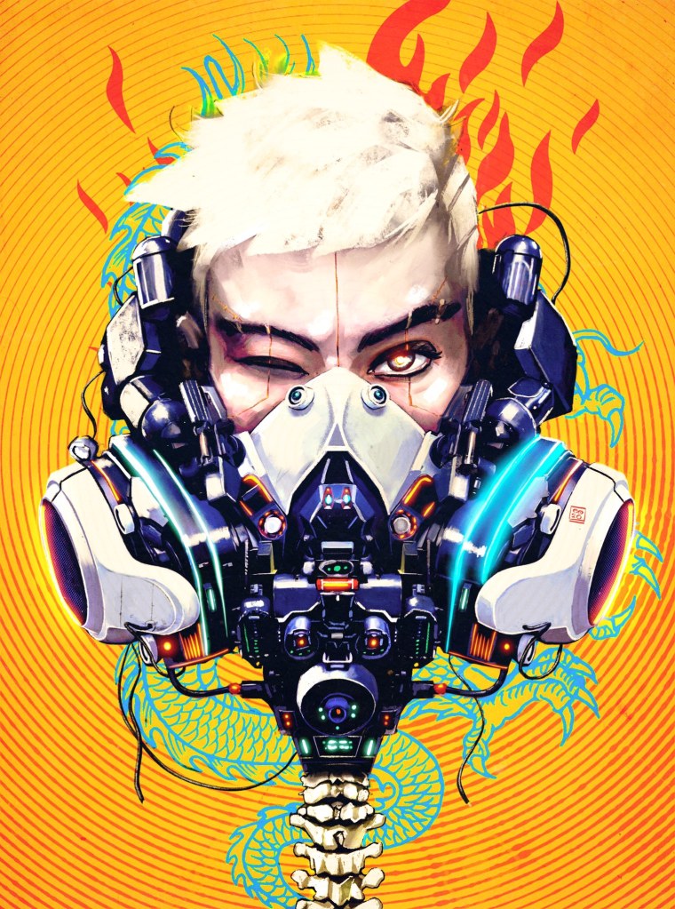 Киберпанк 2077 фан арт