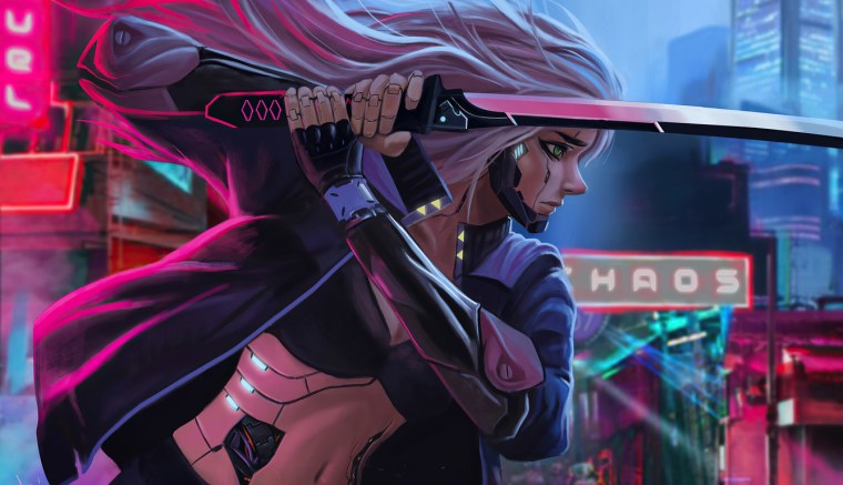 Киберпанк 2077 арт