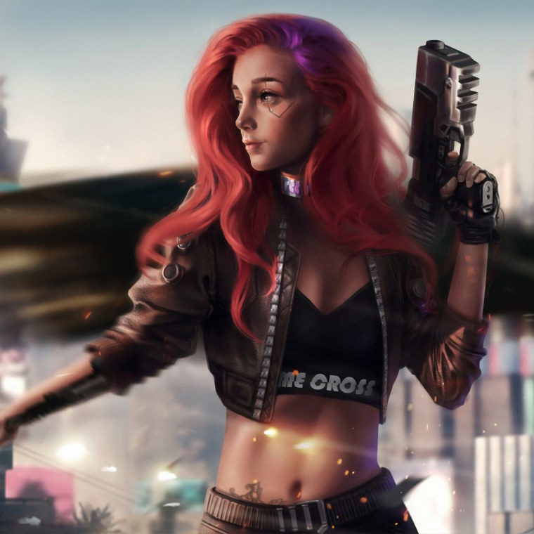 Cyberpunk 2077 Мотоко Кусанаги