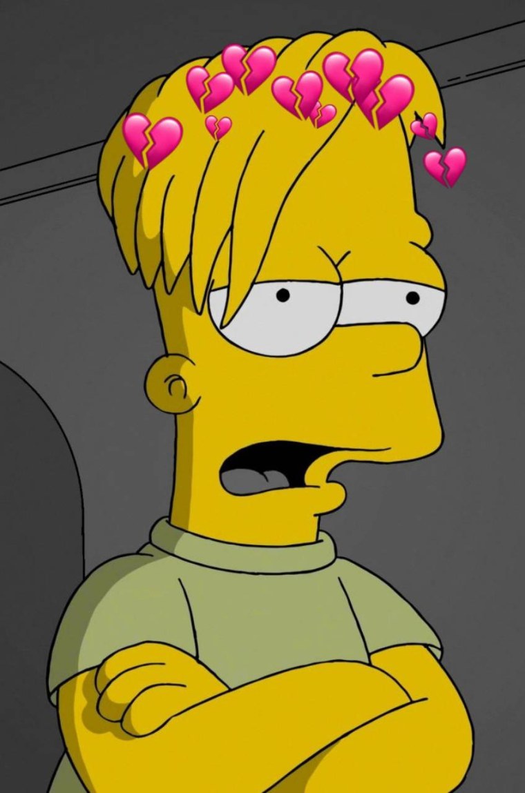 Барт симпсон с челкой