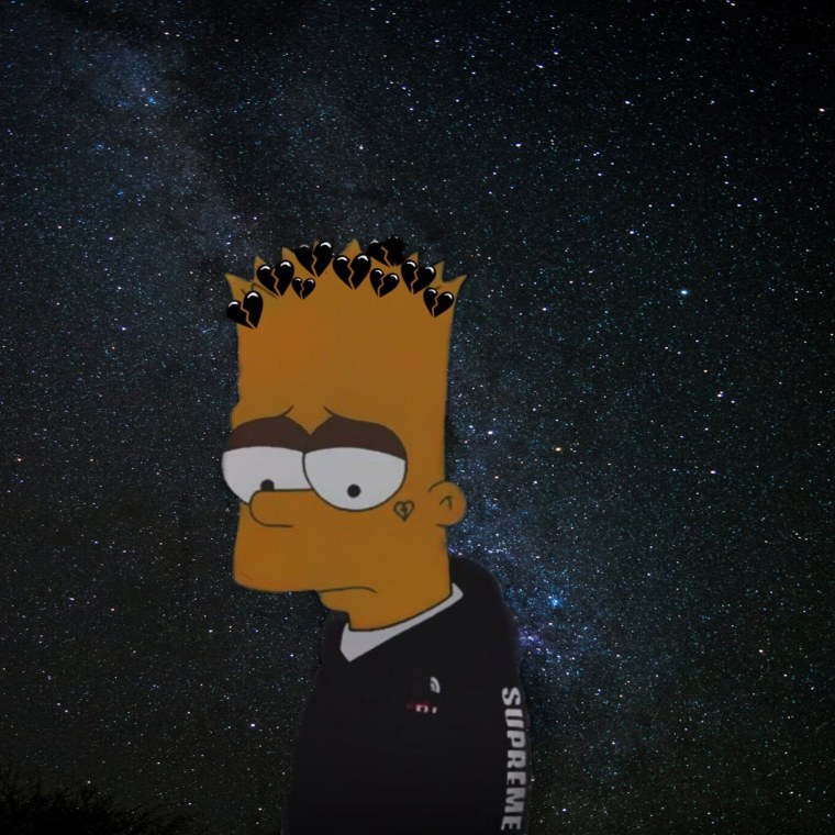 Барт симпсон плачет