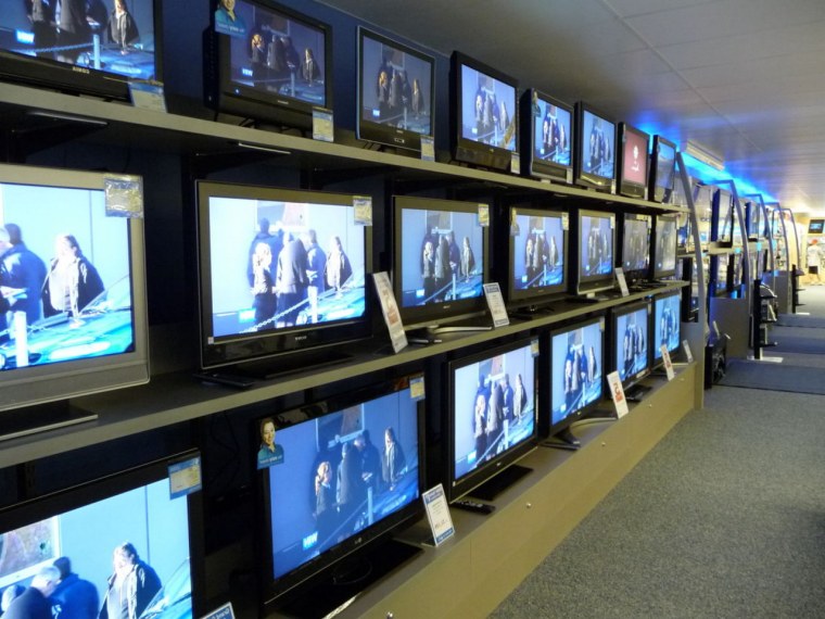 Много телевизоров