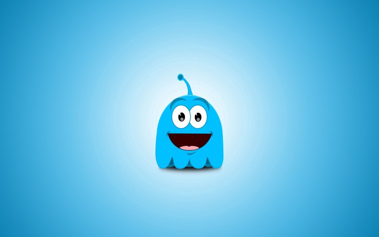 Мордочки на синем фоне