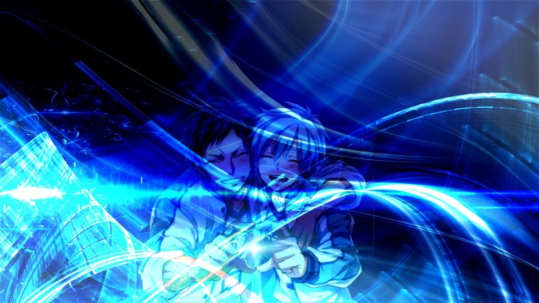 Аниме парень неон