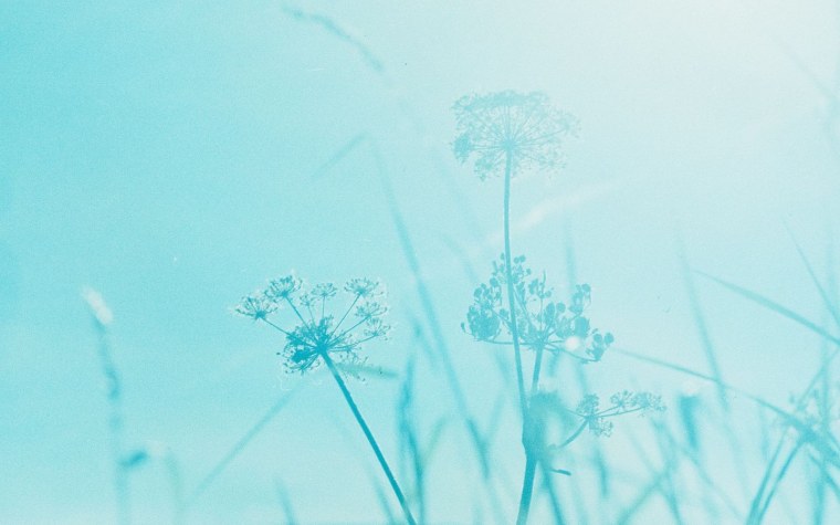 Эстетика голубого цвета фон