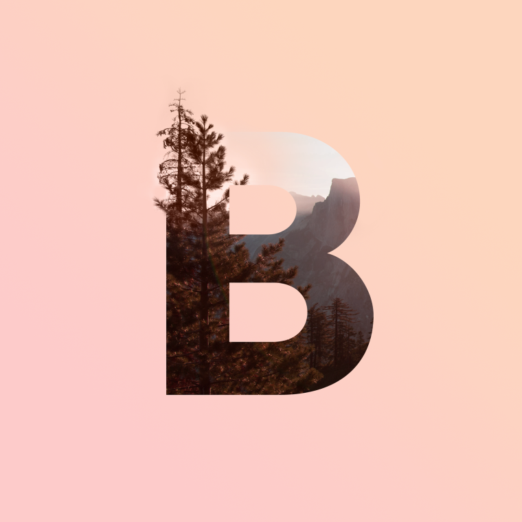 Дизайнерская буква b