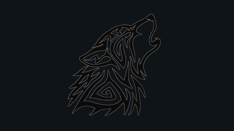 Волк Минимализм