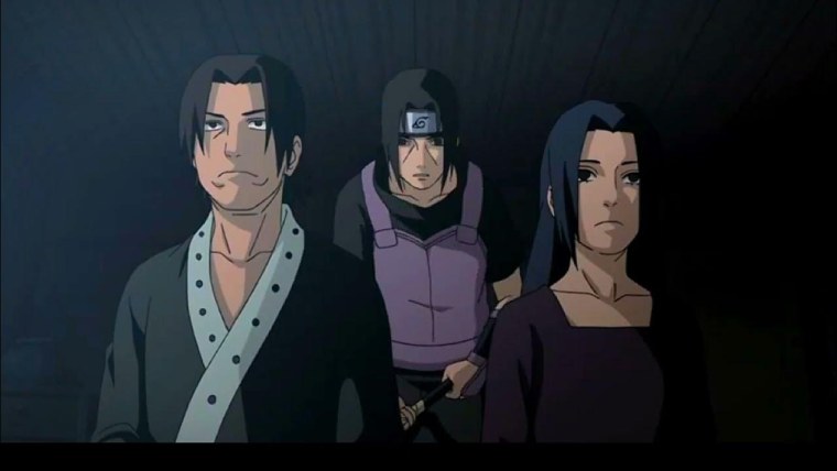 Микото Учиха и Саске