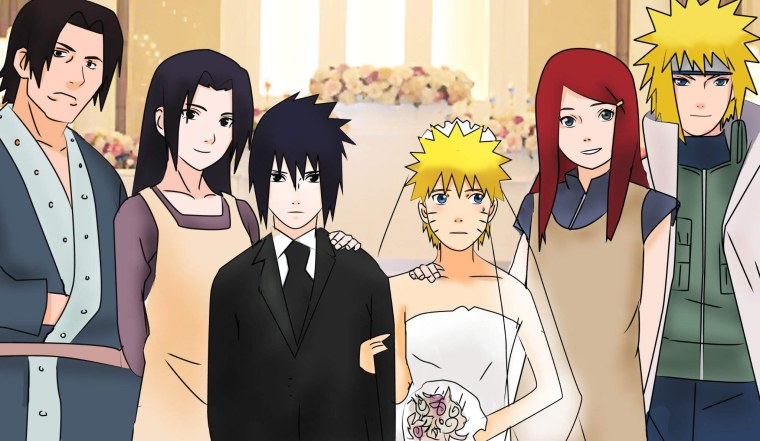 Беременный Саске Учиха