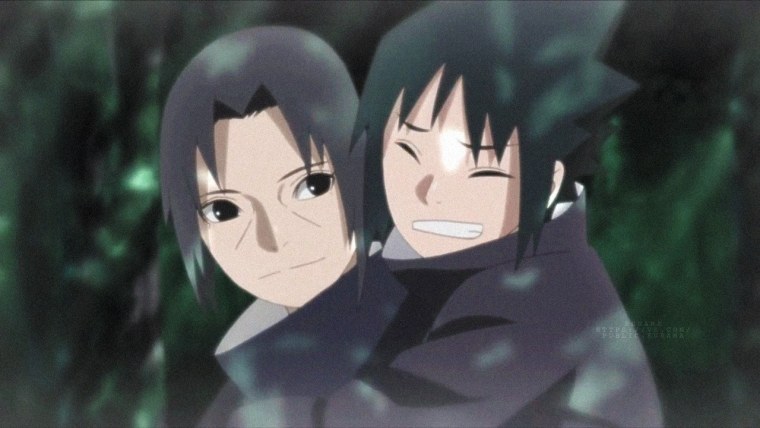 Саске и Сарада отец и дочь