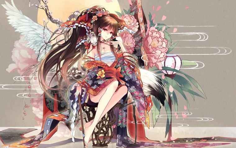 Необычные аниме девушки