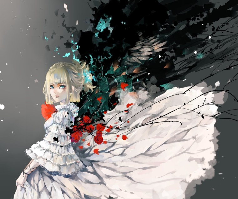 Необычные аниме девушки