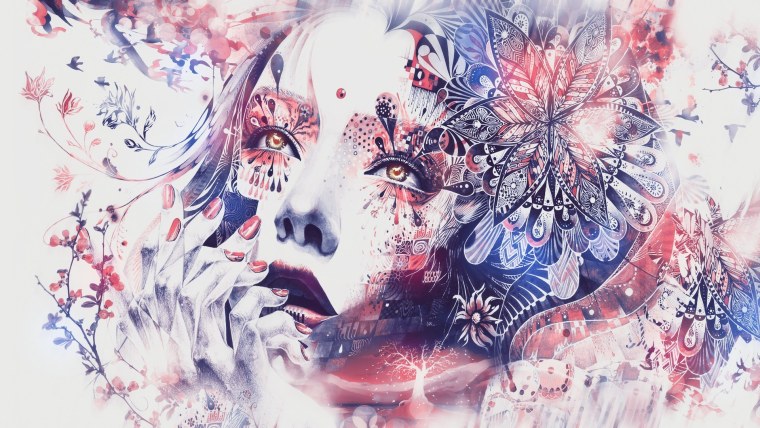 Странная девочка арт