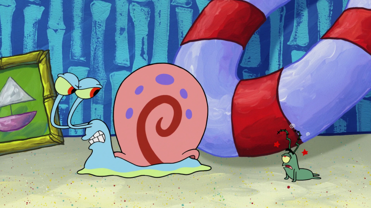 Губка Боб квадратные штаны Гэри болтун