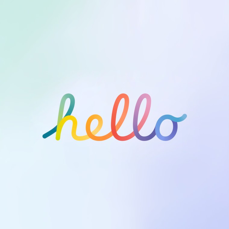 Шрифт Apple hello