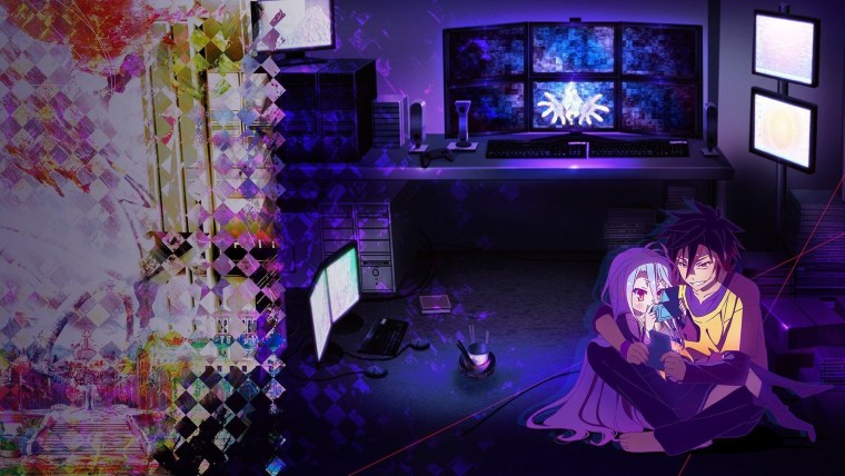 No game no Life комната
