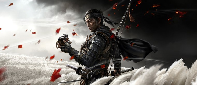 Ghost of Tsushima обложка ps4