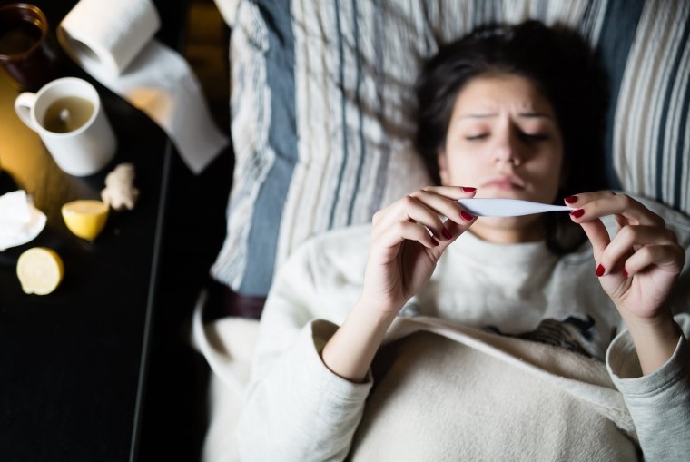 Человек болеет