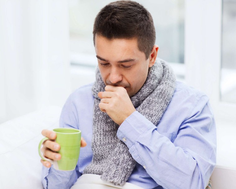 Женщина простыла