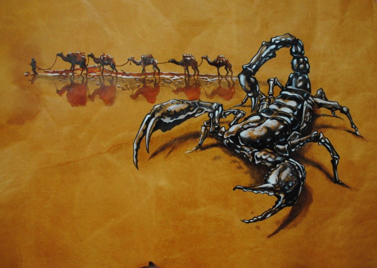 Скорпион картина