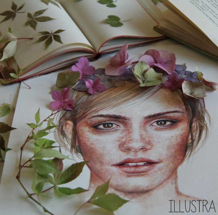 Эмма Уотсон голая рисунок