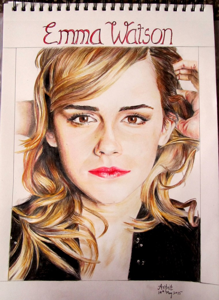 Гермиона Грейнджер портрет акварелью