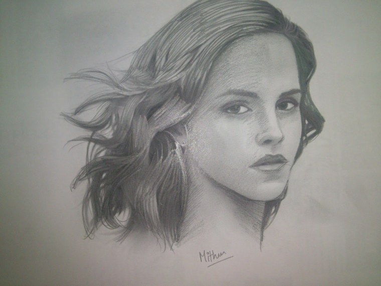 Легкий портрет Эммы Уотсон