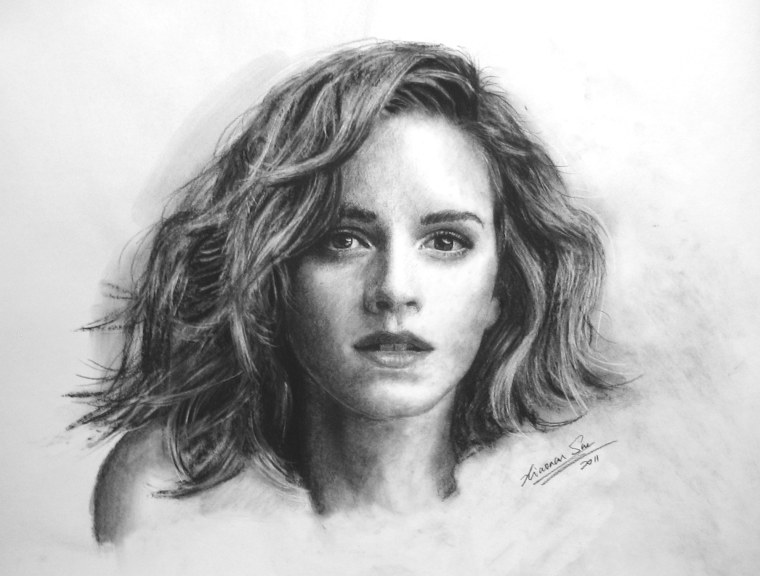 Эмма Уотсон раскраска