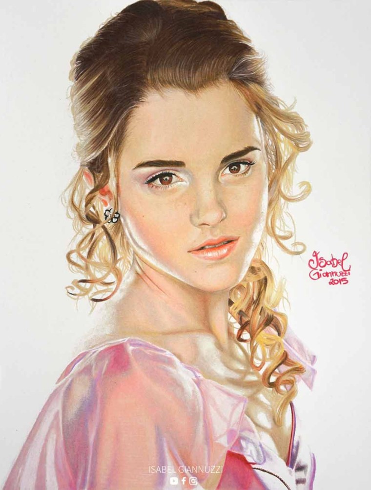 Эмма Уотсон для срисовки