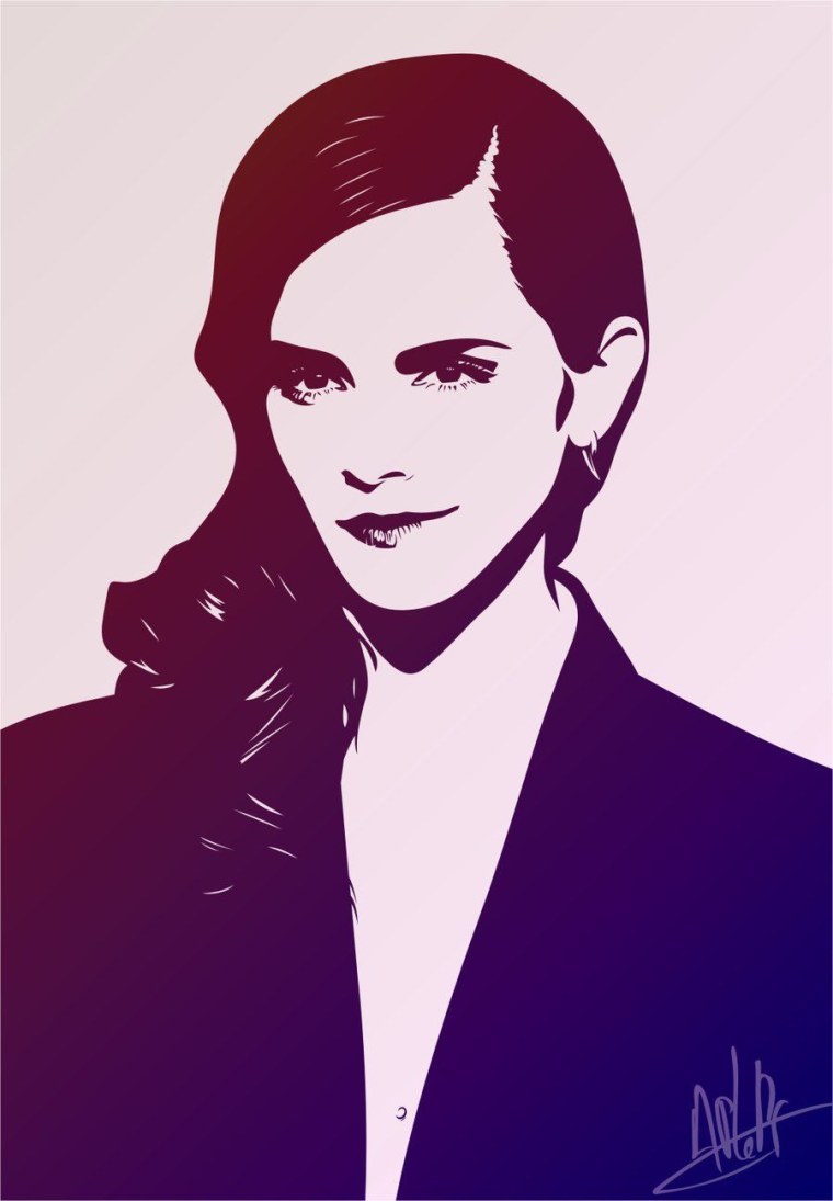 Эмма Уотсон раскраска